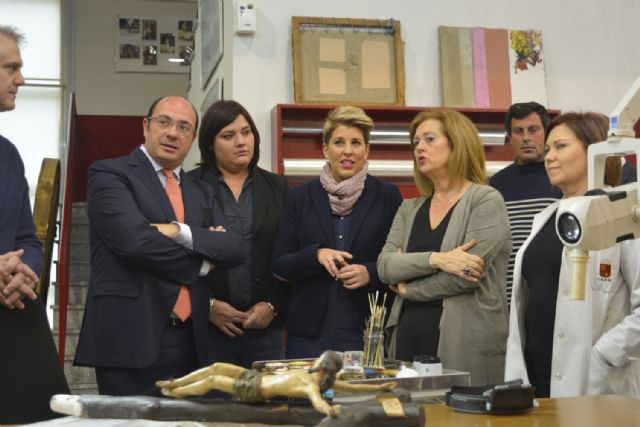 La Comunidad entrega a Cartagena, Blanca y Albudeite tres imágenes recuperadas por el Centro de Restauración - 1, Foto 1