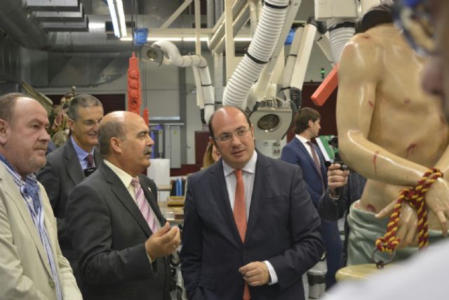 La Comunidad entrega a Cartagena, Blanca y Albudeite tres imágenes recuperadas por el Centro de Restauración - 2, Foto 2