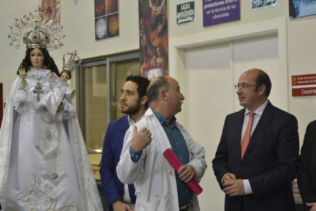 La Comunidad entrega a Cartagena, Blanca y Albudeite tres imágenes recuperadas por el Centro de Restauración - 4, Foto 4