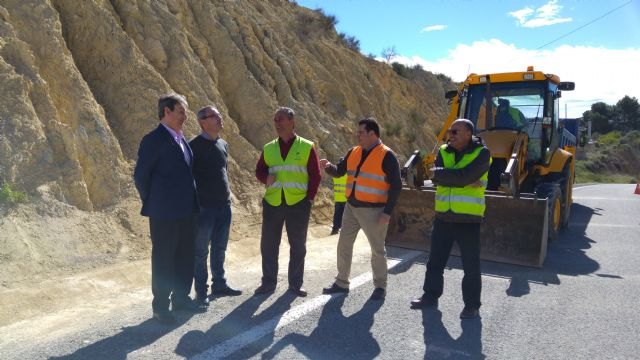 La construcción de un muro en la carretera que une La Puebla de Mula con El Niño evitará nuevos desprendimientos sobre la calzada - 1, Foto 1