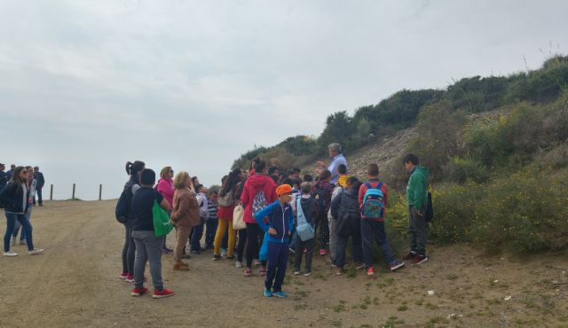 La Concejalía de Medio Ambiente realiza una campaña de plantación de especies autóctonas en la Cala de Calnegre con la participación de los colegios de Ramonete y Morata - 1, Foto 1
