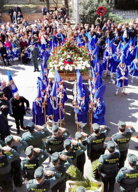 La Guardia Civil escolta el paso del Cristo del Amor en su procesión del Viernes de Dolores 2018 - 3, Foto 3