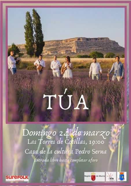 La música celta folk de Túa se adueñará de la Casa de la Cultura Pedro Serna - 1, Foto 1