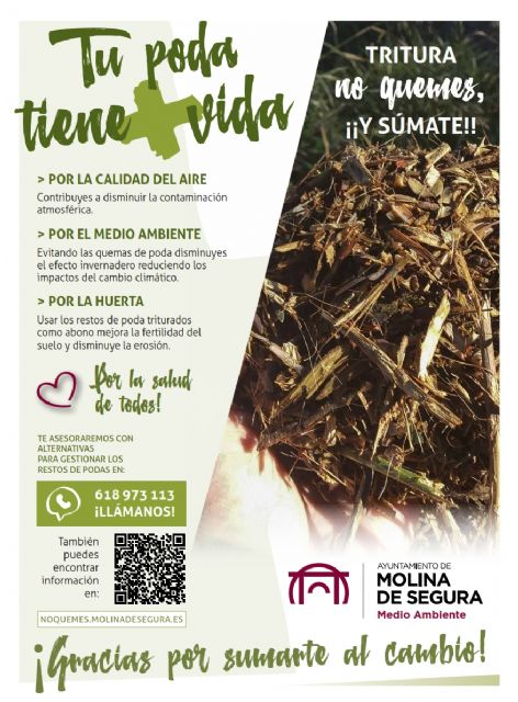 El servicio de información y asesoramiento del Ayuntamiento de Molina de Segura para evitar quemas agrícolas continúa su labor en la campaña de cítricos - 1, Foto 1