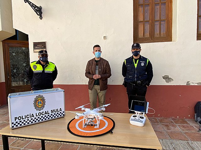 Policía Local de Mula incorpora una nueva Unidad de Dron - 1, Foto 1