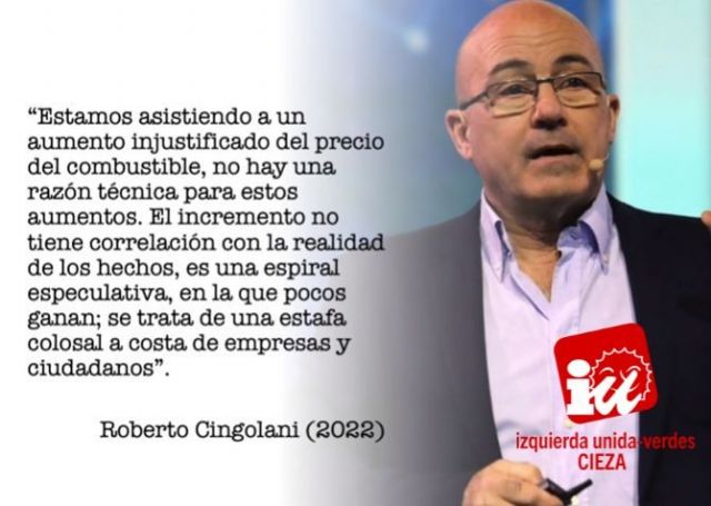 IU-Verdes de Cieza señala que la especulación financiera es la causante de la subida de los precios - 1, Foto 1