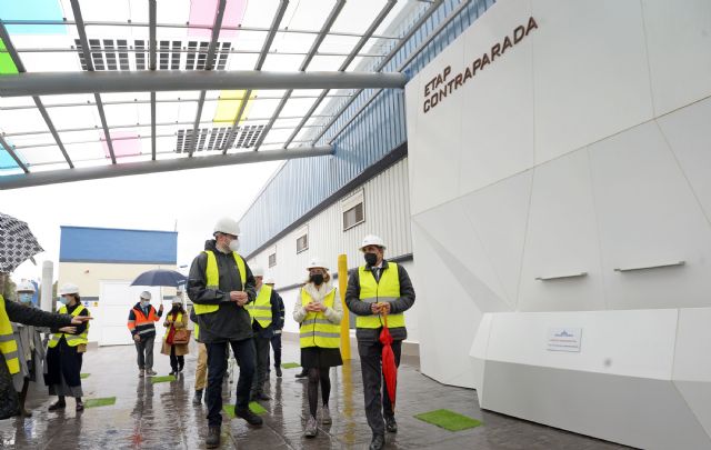 Parte del agua regenerada en la depuradora Murcia- Este se utilizará para el riego de zonas verdes y la limpieza viaria - 2, Foto 2