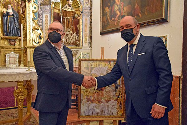 En la Venerable Orden Tercera de Penitencia de San Francisco, se presentó el cartel de Semana Santa de Sevilla 2022 de la tertulia cofrade el “El Costero” - 5, Foto 5