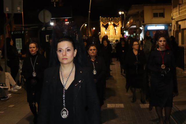 Recogimiento y devoción acompañan a La Virgen de Los Dolores en San Pedro del Pinatar - 1, Foto 1