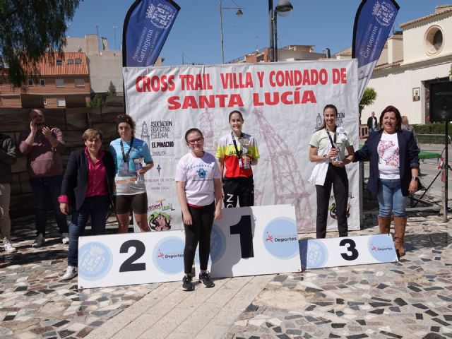 Victorias de Inma Pagán y Juan Miguel Conesa en el trail de Santa Lucía - 1, Foto 1