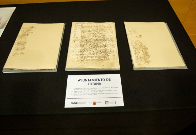 Totana recupera documentos notariales del siglo XVI restaurados para su Archivo Municipal, Foto 4