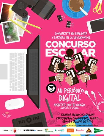 Alumnos de 3º PMAR del Colegio Reina Sofía participan en el VII Concurso escolar Mi periódico Digital organizado por el diario la Verdad - 1, Foto 1