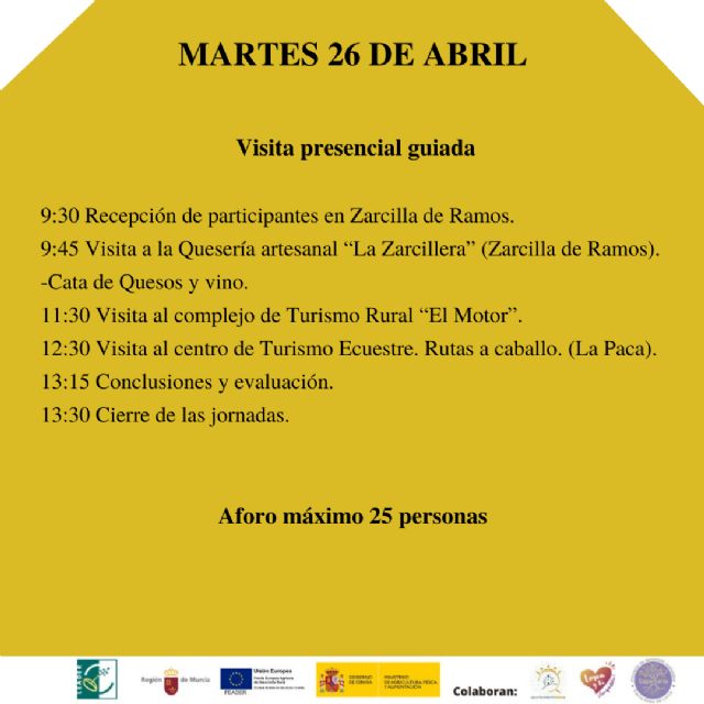 El Ayuntamiento y Espartaria Tierras Altas colaboran en las jornadas 'Anfitriones del territorio integral' organizadas por la Sociedad para el Desarrollo Rural Integral para el 25 y 26 de abril - 2, Foto 2