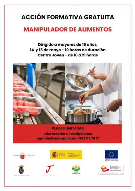Curso de Manipulador de Alimentos gratuito en Mula - 1, Foto 1
