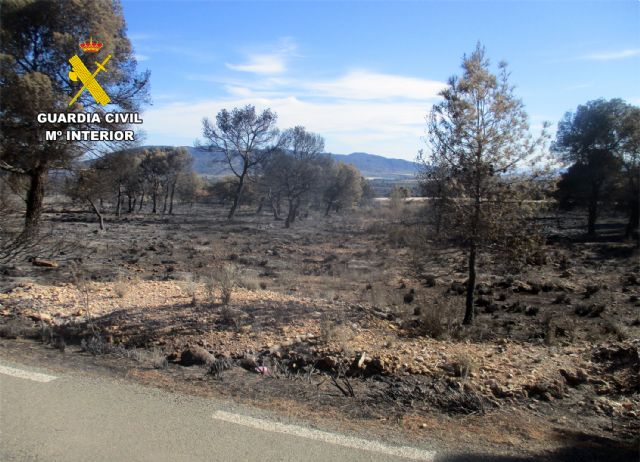 La Guardia Civil esclarece el incendio de Sierra Espu�a con la investigaci�n de un agricultor, Foto 8