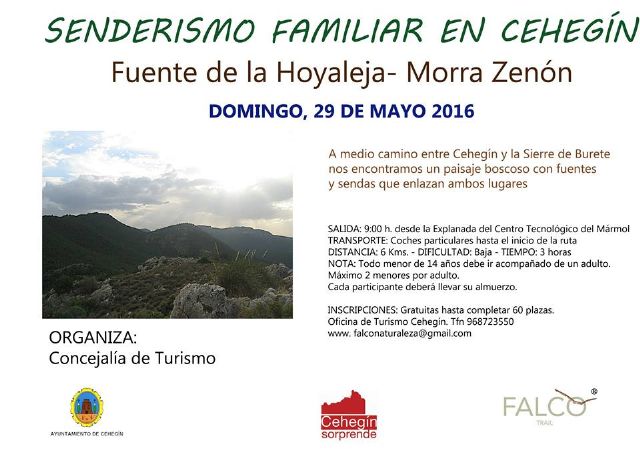 Las rutas por la naturaleza llegan este domingo a la Fuente de la Hoyaleja y la Morra Zenón - 1, Foto 1