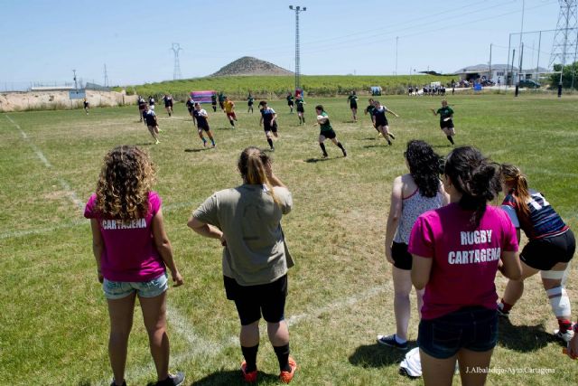 La fiesta del Rugby congregó el sábado a más de doscientos jugadores en Cartagena - 4, Foto 4