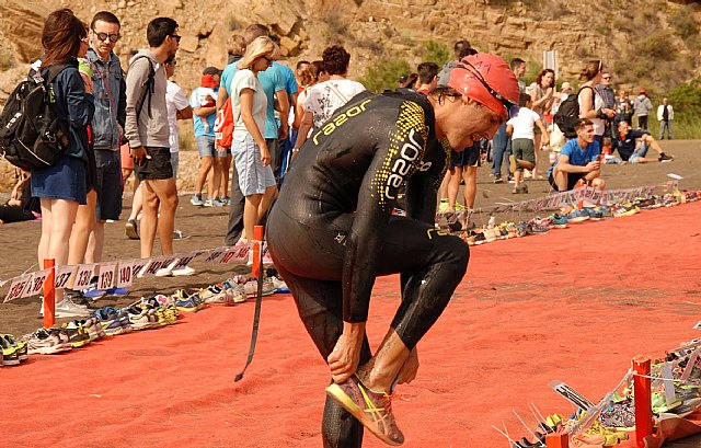 El totanero Luis Sandoval 4º en la VI triatlón Bahía de Portman, Foto 2