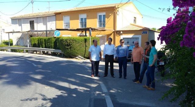 Fomento trabaja para ampliar un tramo de la carretera que enlaza el jardín de La Seda de Murcia con la pedanía de La Ñora - 1, Foto 1