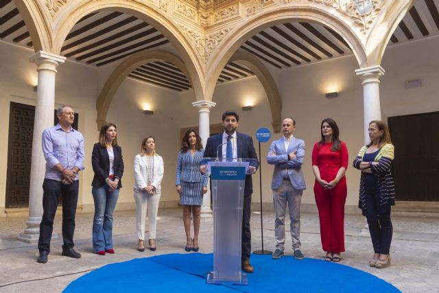 López Miras presenta 10 medidas para cumplir los primeros 100 días de Gobierno, refuerzo mi compromiso con la Región - 2, Foto 2
