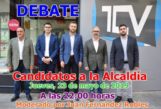 TeleCaravaca emite esta noche el debate con los cinco candidatos a la Alcaldía de Caravaca de la Cruz - 1, Foto 1