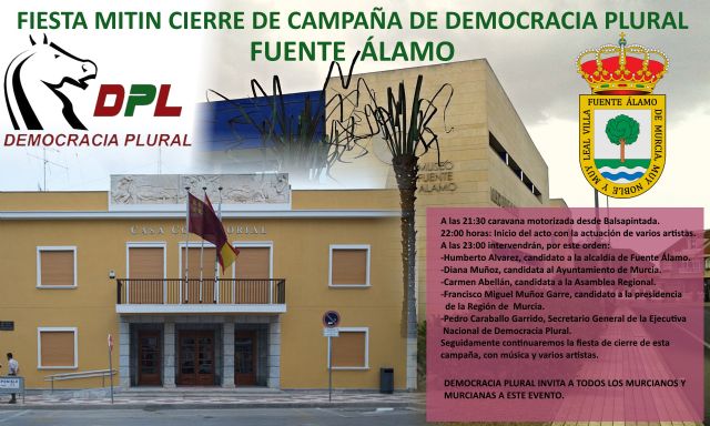 Fiesta mitin - cierre de campaña de Democracia Plural - 1, Foto 1