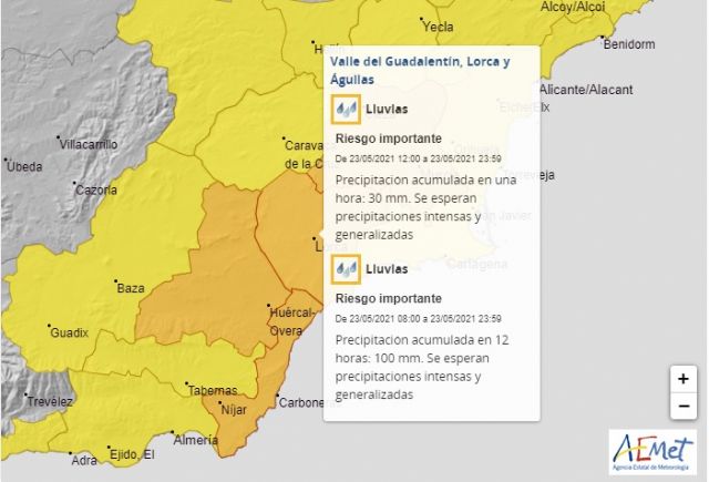 Activado el Plan Especial de Protección Civil ante el riesgo de inundaciones en el municipio de Lorca (INUNLOR) - 1, Foto 1