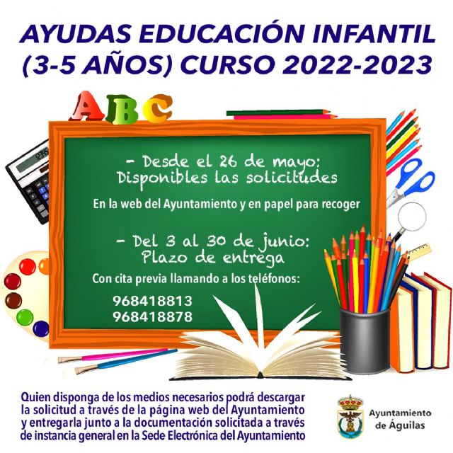 La próxima semana se abre el plazo de presentación de las solicitudes de ayuda para Educación Infantil - 1, Foto 1