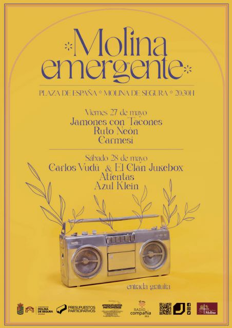 El Ayuntamiento de Molina de Segura organiza la Feria de Medio Ambiente y Arte Urbano, el sábado 4 de junio, y el evento Molina Emergente, los días 27 y 28 de mayo - 3, Foto 3