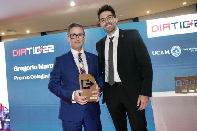 Gregorio Marquina nombrado colegiado del año por el Colegio de Ingenieros Informáticos de Murcia - 1, Foto 1