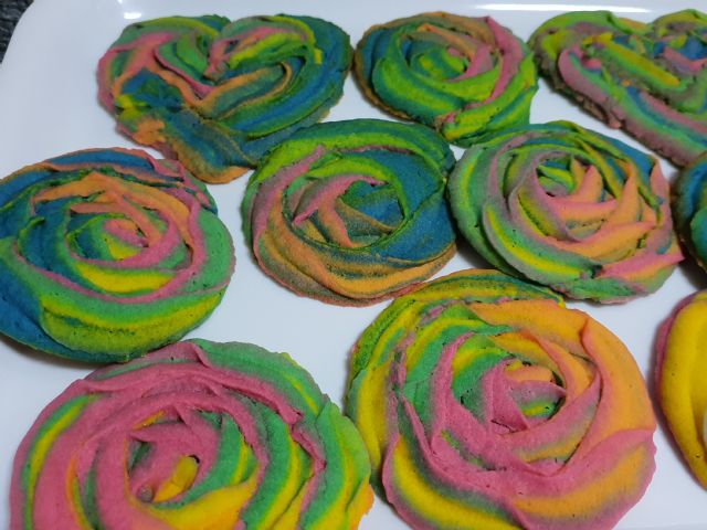 Receta: Receta de galletas danesas rainbow - 4, Foto 4