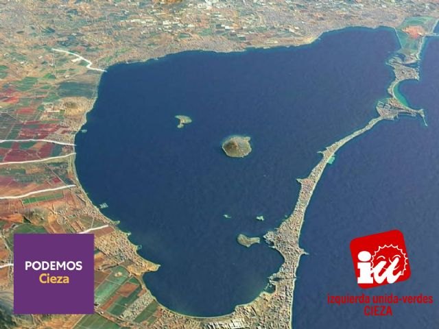 Izquierda Unida y Podemos en Cieza denuncian la dejadez del Gobierno Regional en la gestión del Mar Menor - 1, Foto 1