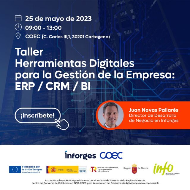COEC organiza un taller gratuito sobre qué herramientas digitales son las mejores para la gestión de la empresa - 2, Foto 2