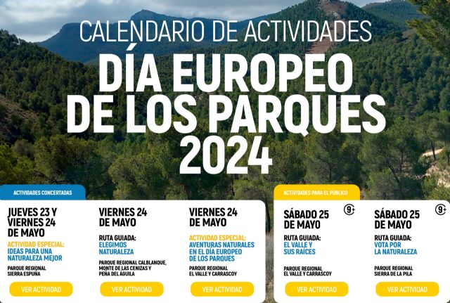 Los Espacios Naturales Protegidos de la Región se suman este fin de semana a las celebraciones del Día Europeo de los Parques - 1, Foto 1