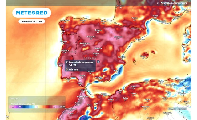 Una potente dorsal traerá temperaturas de julio a España la semana que viene, según Meteored - 1, Foto 1