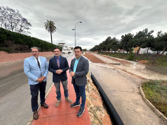 El Gobierno regional promueve soluciones verdes para mitigar los efectos de la lluvia con un nuevo sistema de drenaje urbano en San Javier - 1, Foto 1