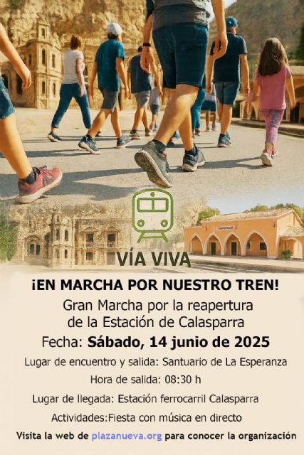 La asociación Plaza Nueva convoca una marcha reivindicativa para pedir la conexión ferroviaria de la comarca del Noroeste con Albacete - 1, Foto 1