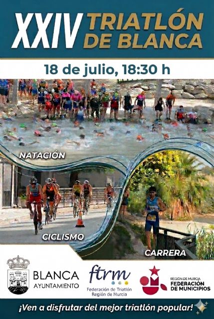 El Ayuntamiento de Blanca presenta el XXIV Triatl�n �Villa de Blanca�