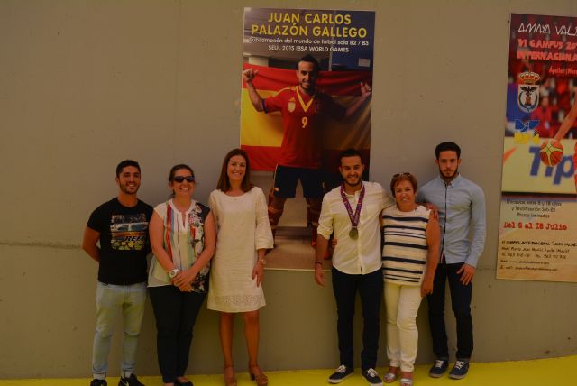 Juan Carlos Palazón se suma al Pasillo de los Triunfos del Polideportivo Municipal - 1, Foto 1