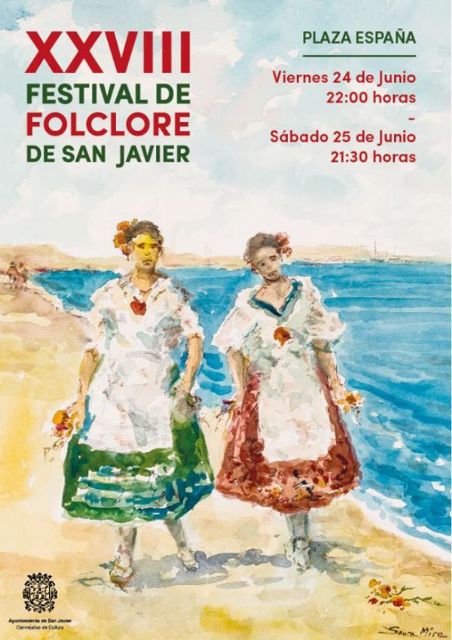La plaza de España acoge,por primera vez , el Festival de Folclore de San Javier que se celebra los días 24 y 25 de junio - 1, Foto 1