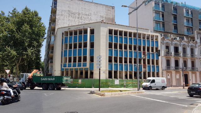 La demolicion del antiguo edificio de la ONCE provocara cortes de trafico, el lunes y el martes - 1, Foto 1