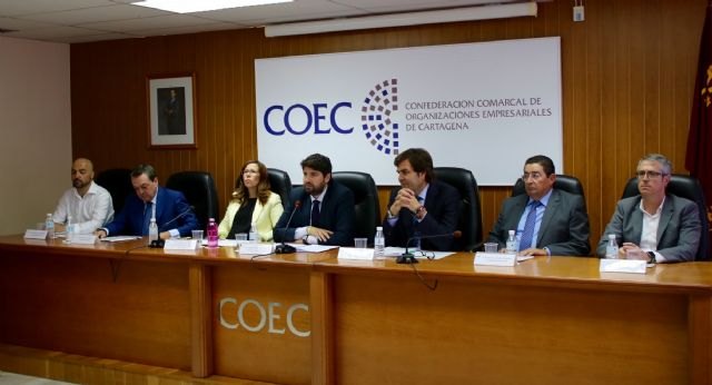 López Miras: Es imprescindible y de justicia el protagonismo de Cartagena en el crecimiento de la Región - 1, Foto 1