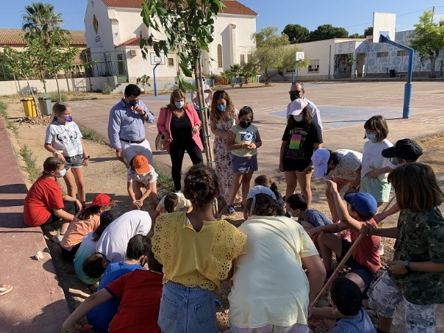 El Ayuntamiento planta 30 nuevos árobles en el CEIP Ntra. Sra. Vigen de Loreto - 1, Foto 1