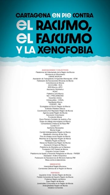 Murcia y Cartagena se manifiestas este 25 y 27 de junio respectivamente contra el racismo, el fascismo y la xenofobia - 2, Foto 2
