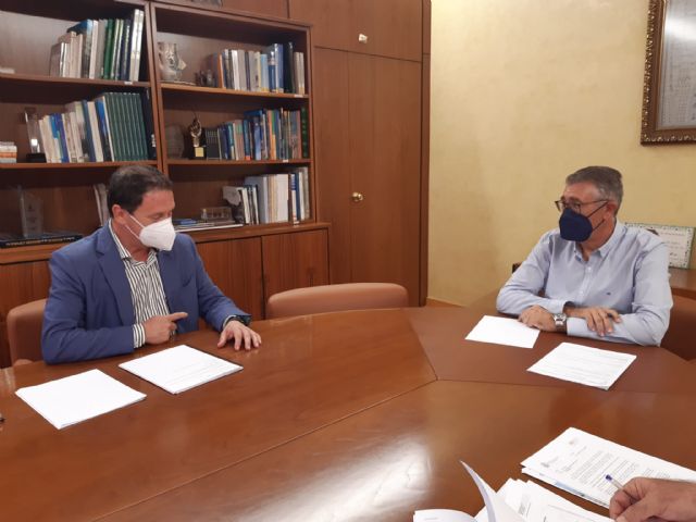 El Presidente de la CHS ha mantenido una nueva reunión de trabajo con el Alcalde de Mazarrón, Foto 2