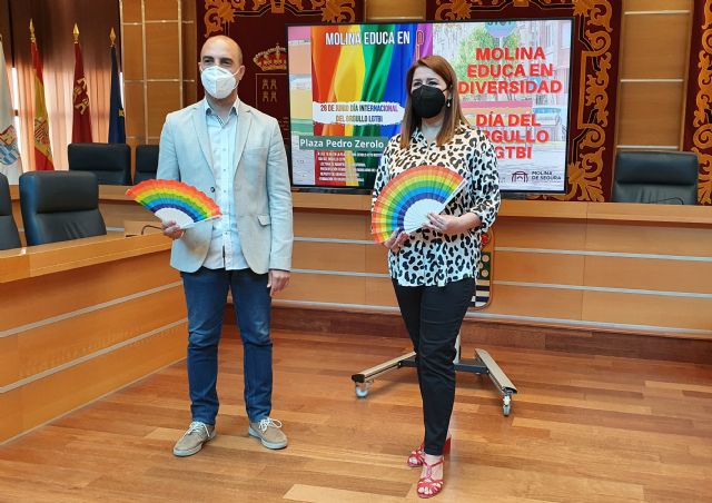 Molina Educa en Diversidad, lema del Orgullo LGTBI 2021 en Molina de Segura - 2, Foto 2