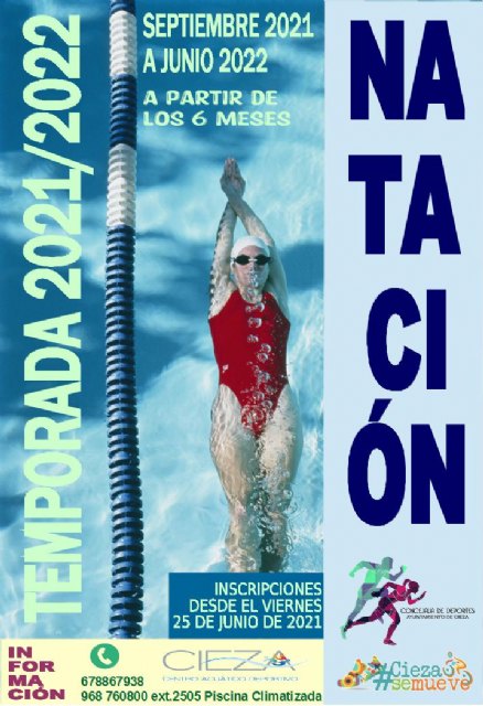 La Concejalía de Deportes informa sobre los cursos de natación en la piscina climatizada - 1, Foto 1