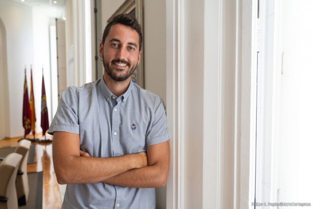 La alcaldesa recibe a Eloy Peña Asensio, Premio Joven Extraordinario 2021 de Cartagena - 1, Foto 1