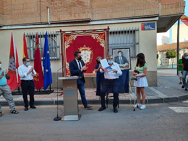 Alcantarilla dedica una calle al primer alcalde de la ciudad desde la Democracia, Francisco Zapata - 2, Foto 2