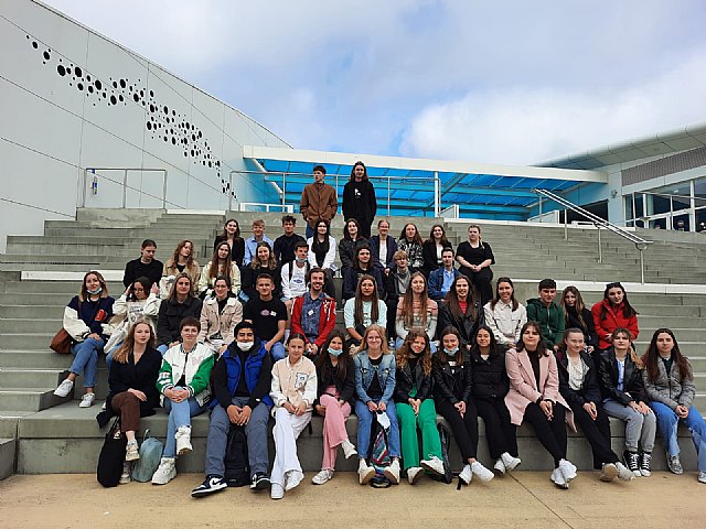 Alumnos del IES Pedro Peñalver de El Algar defienden la protección de los océanos en Europa - 1, Foto 1